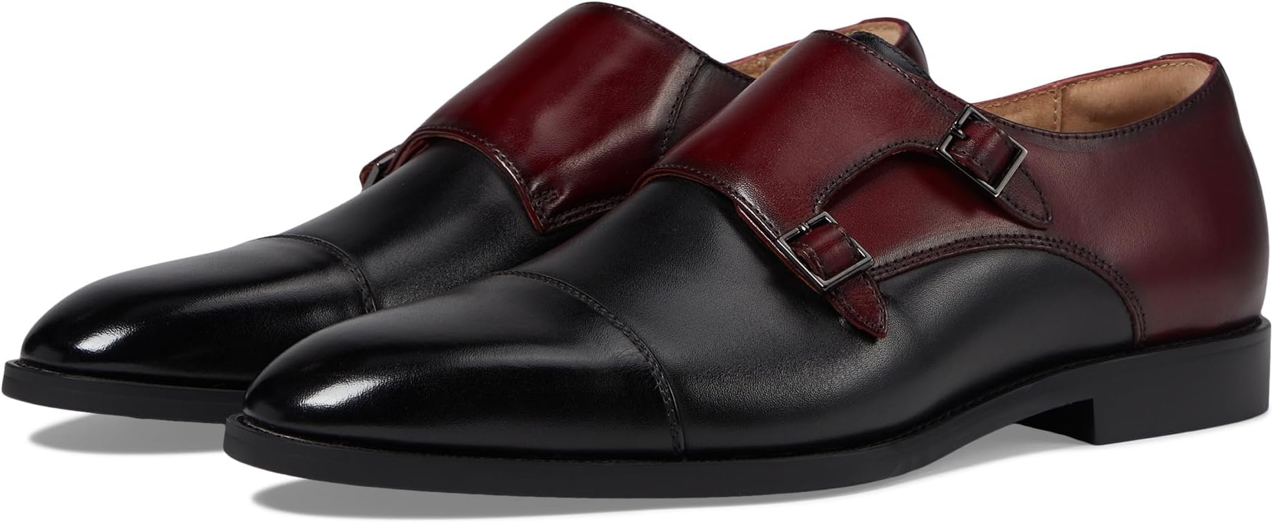 

Оксфорды Stacy Adams Raythorne Cap Toe Double Monk, Black Multi