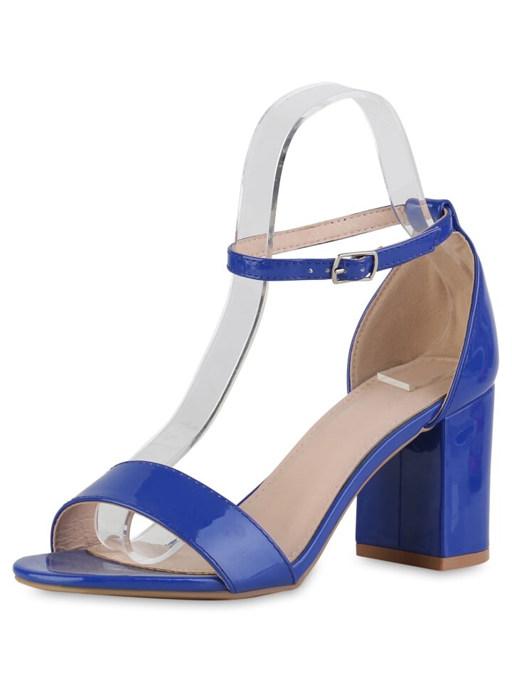 

Сандалии на плоской подошве VAN HILL Klassische Sandaletten Amelia, цвет blau lack