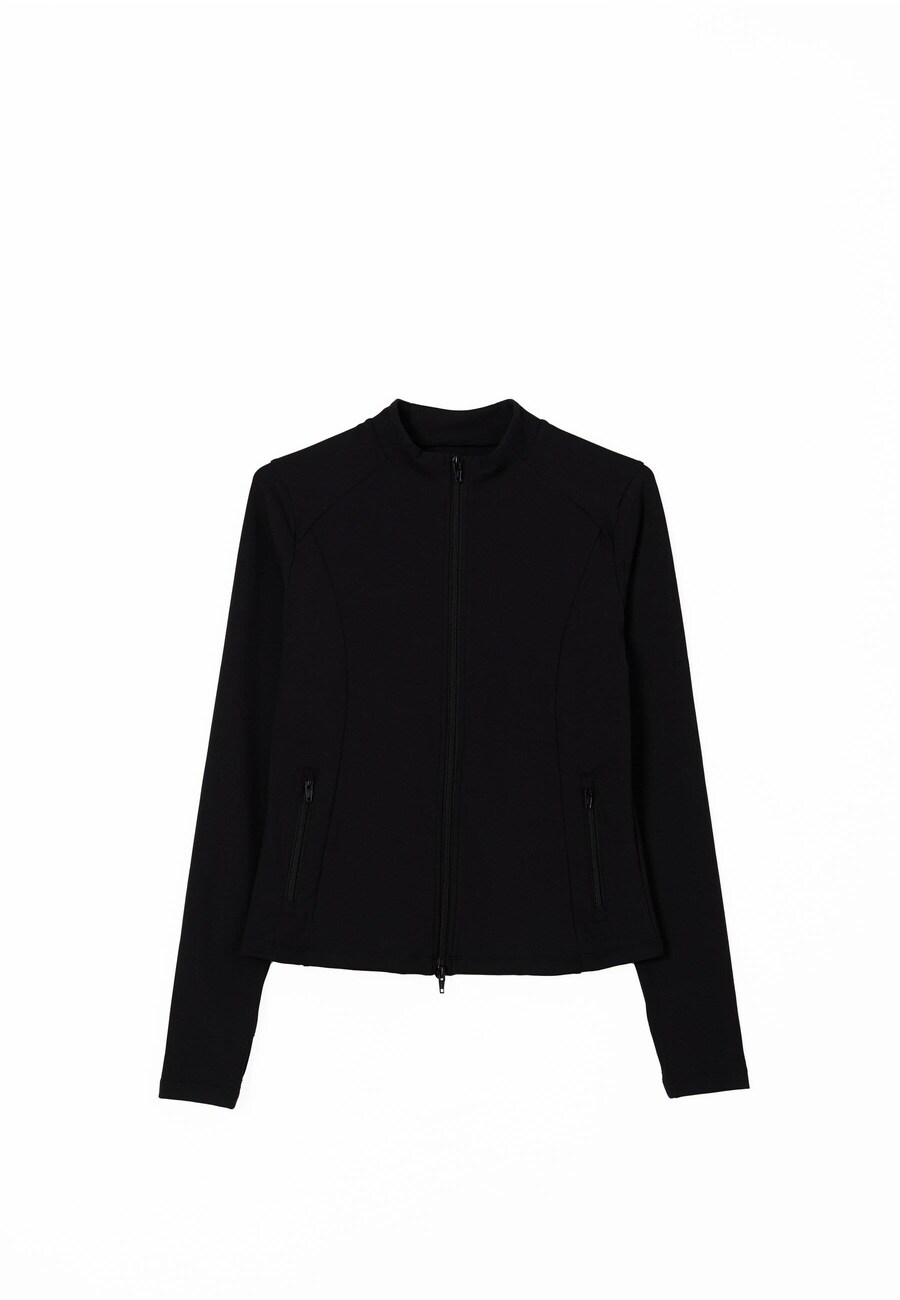 

Спортивная толстовка с капюшоном на молнии Aimn Sense, Black