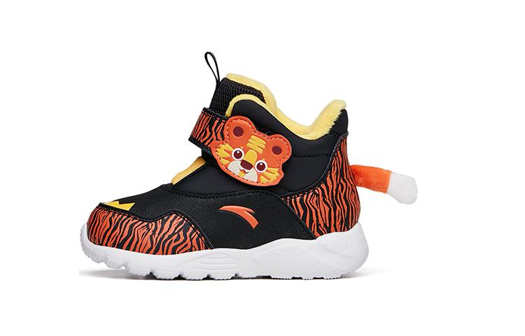 

Антискользящая амортизация устойчивость к истиранию термостойкие высокие детские ботинки Black Orange Infant And Toddler Antakids