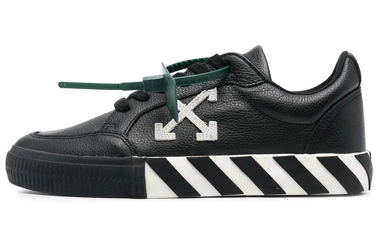 Кеды Off-White Low Vulcanized Black White