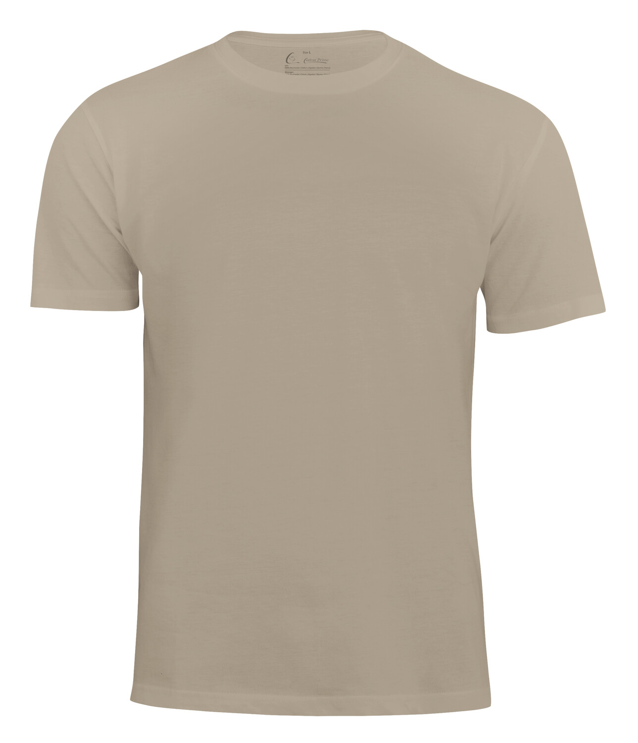 

Футболка Cotton Prime O Neck Tee, бежевый