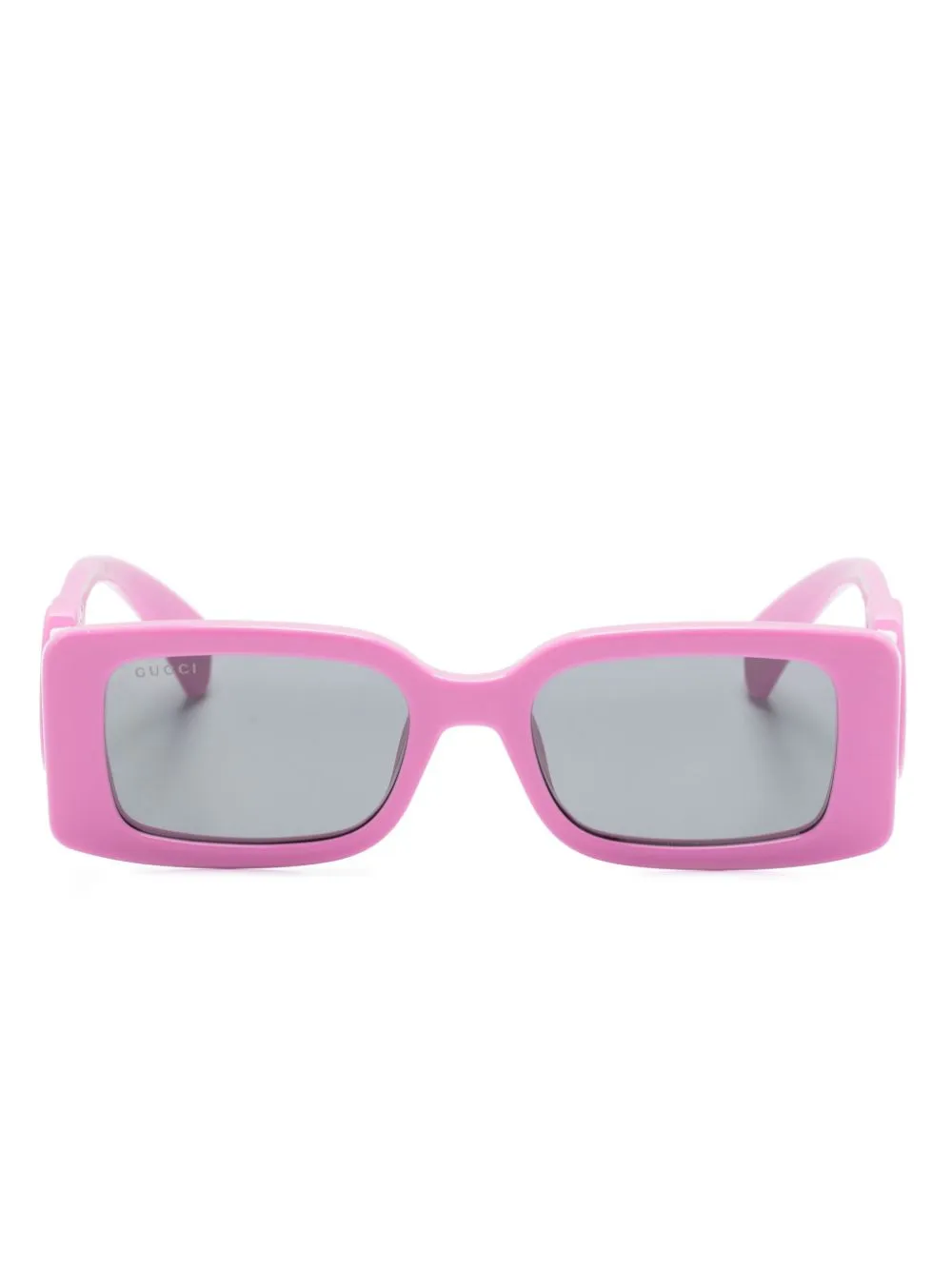 

Солнцезащитные очки с логотипом Interlocking G Gucci Eyewear, розовый