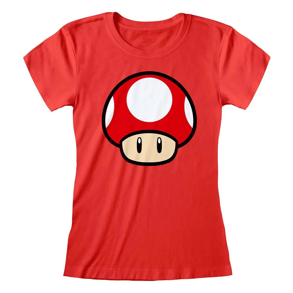 

Футболка Heroes Official Nintendo Super Mario Power Up Mushroom, красный