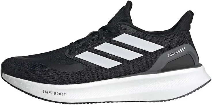 Мужские беговые кроссовки Adidas Pureboost 5, Core Black Ftwr White Grey Five.