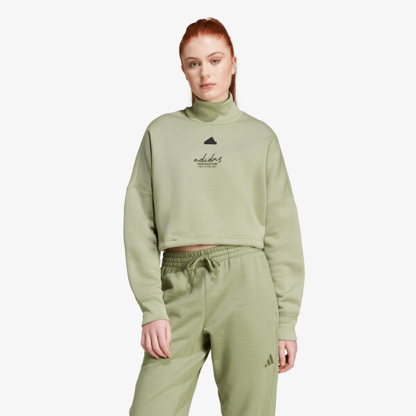 

Толстовка bluv q3 Adidas, зеленый