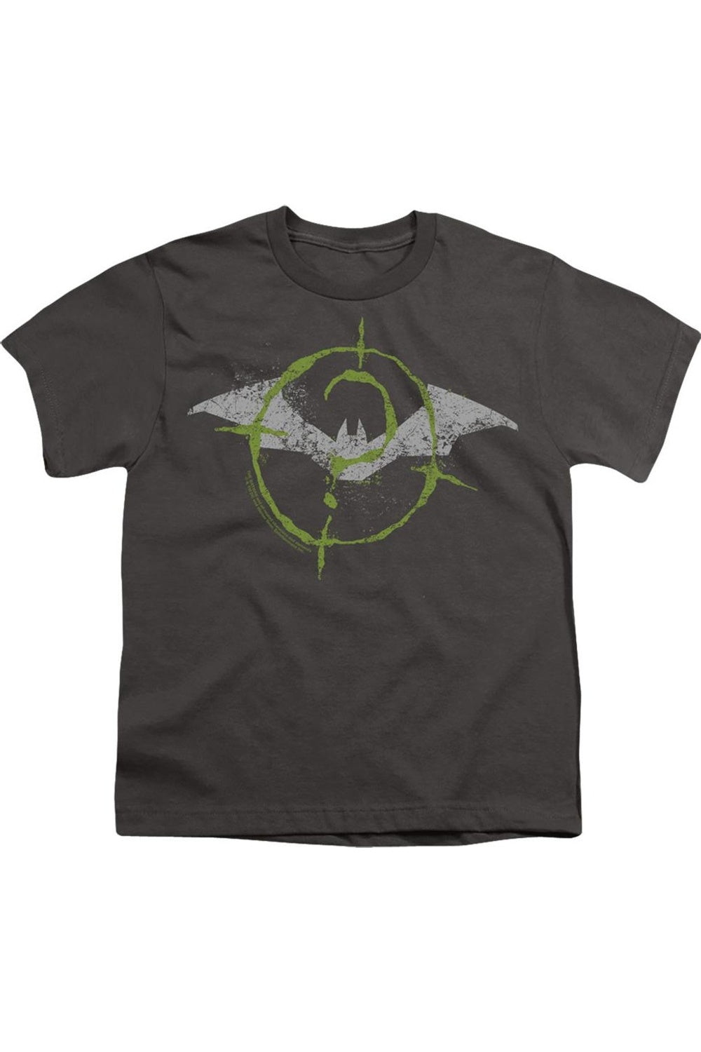 

Бэтмен (2022) Граффити с логотипом Бэтмена Детская футболка с коротким рукавом Gildan, Charcoal