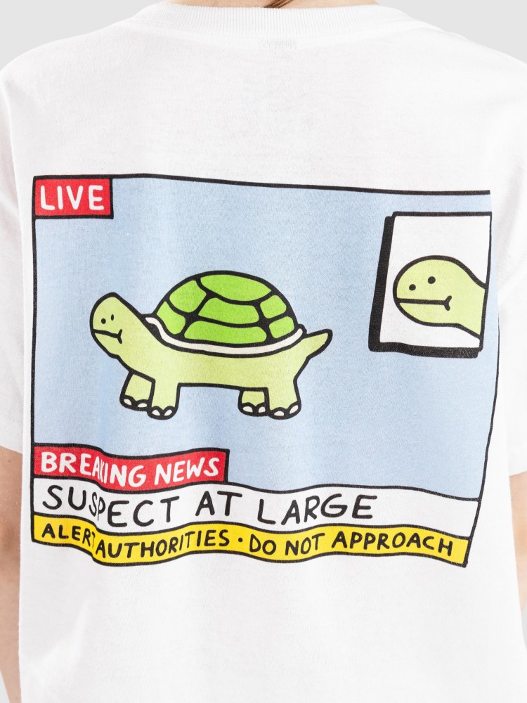 Футболка A.LAB Breaking News Kids T-Shirt, white — фото 3