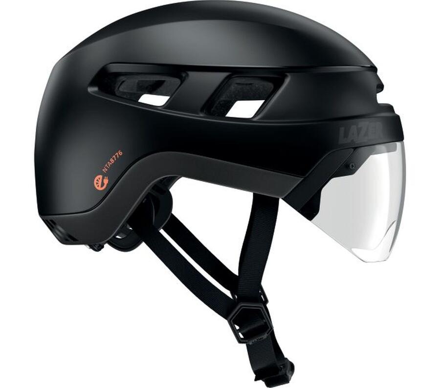 

LAZER Велосипедный шлем Urbanize NTA MIPS + LED, матово-черный