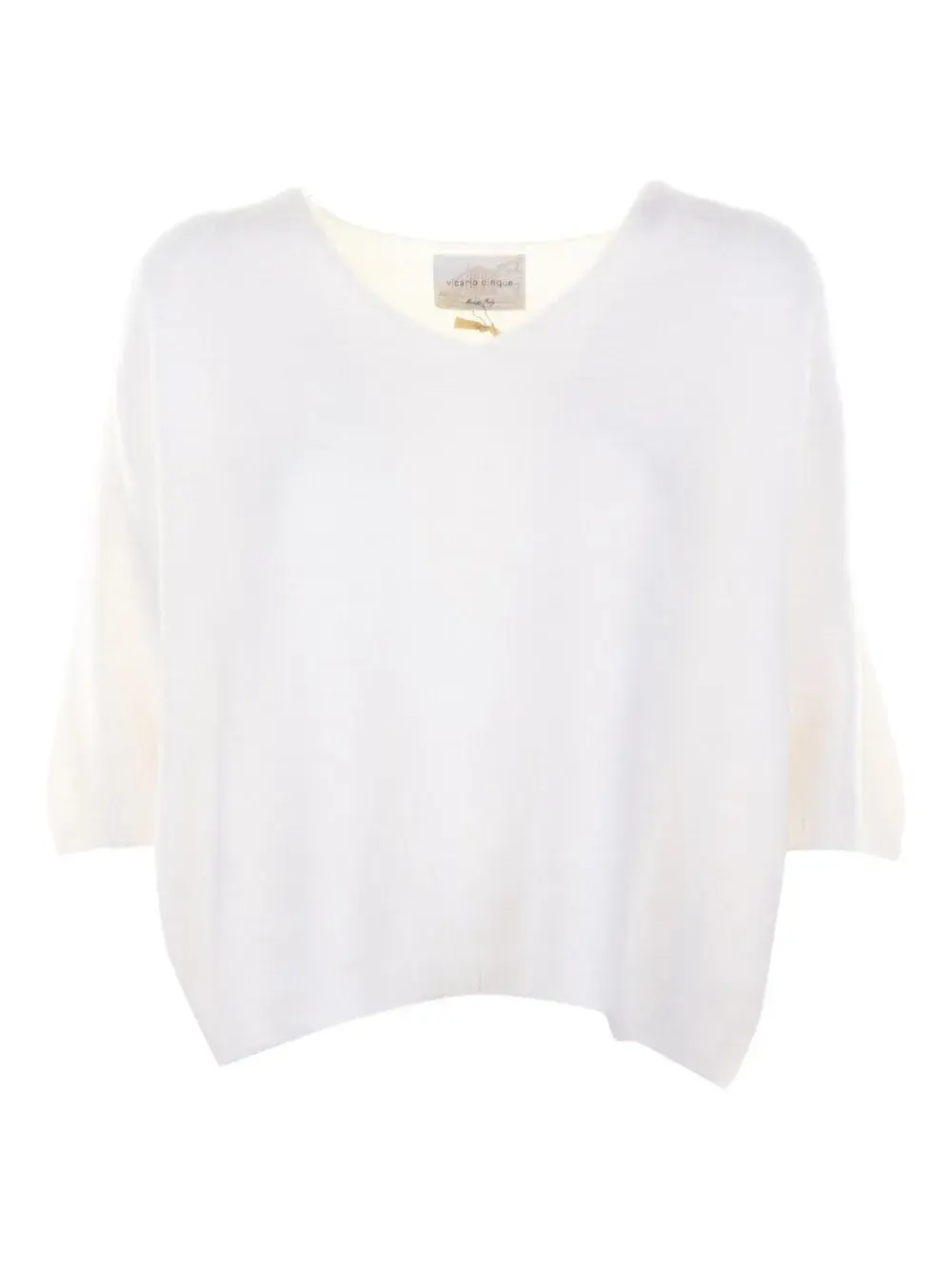 

Футболка с V-образным вырезом Cinque, белый