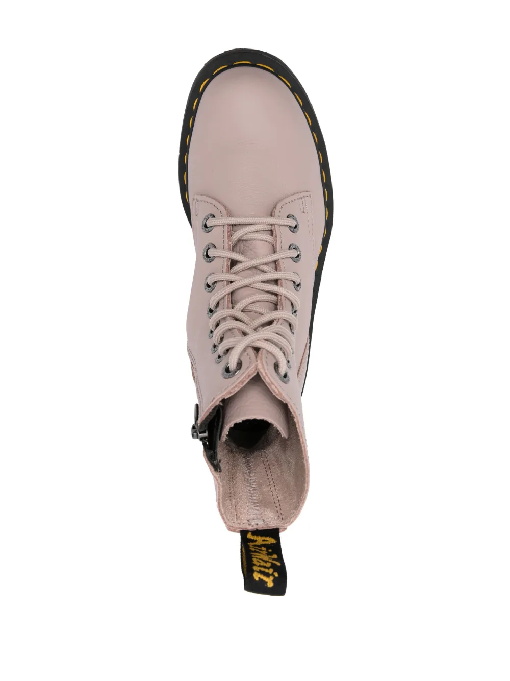 Мужские ботинки Dr. Martens Jadon III Vintage Pisa кожаные на платформе, светло-розовый — фото 4