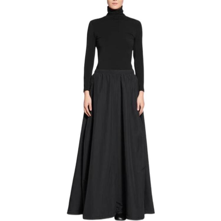 Длинная юбка Balenciaga, черный — фото 3