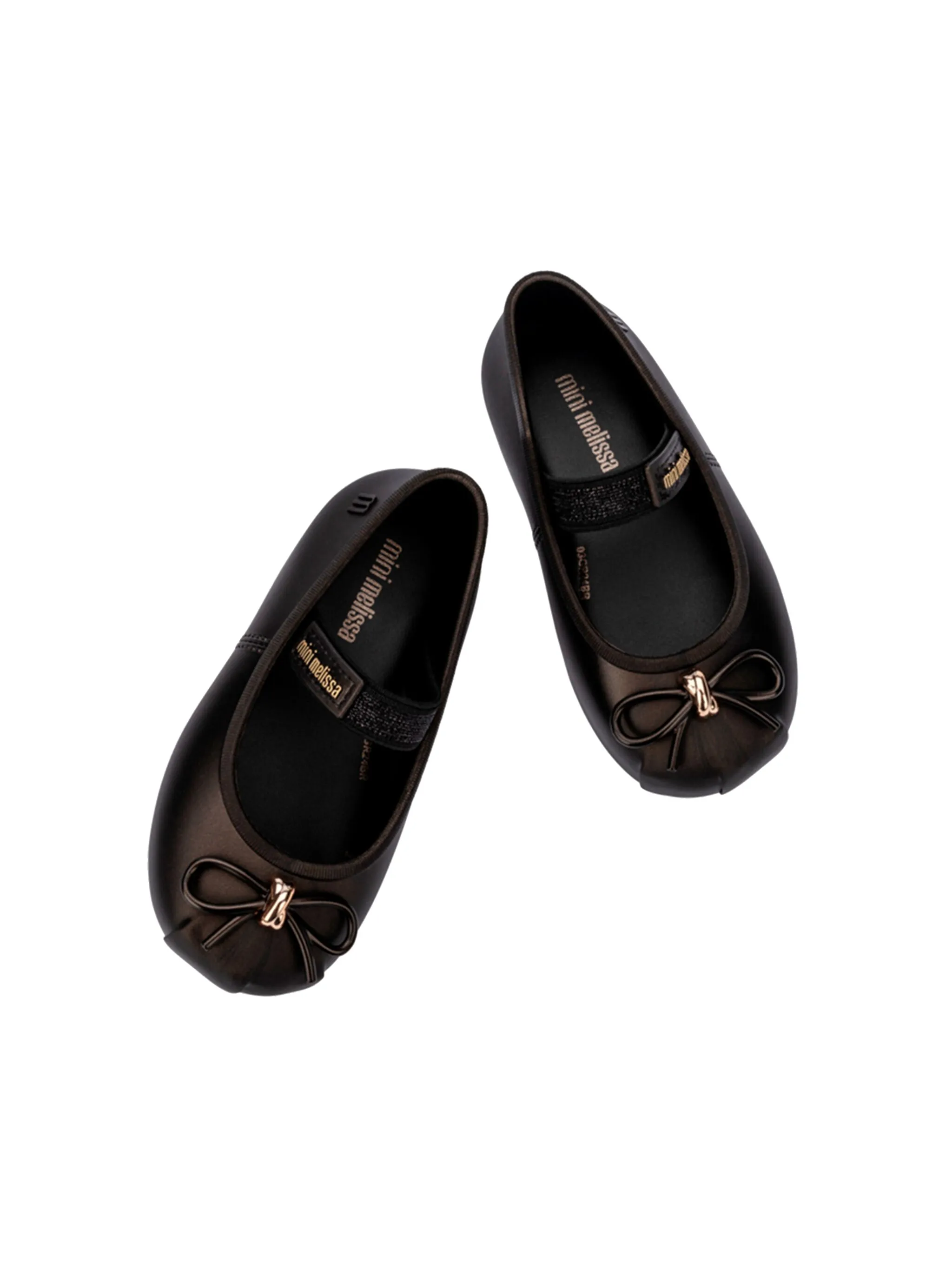 

Прозрачные балетки Mini Melissa, коричневый