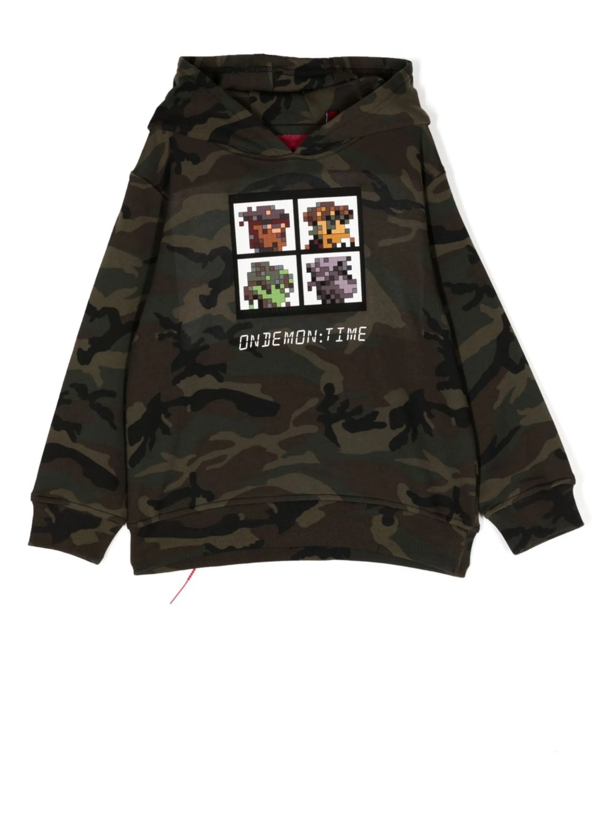 

Худи On Demon Time Mostly Heard Rarely Seen 8-Bit, зеленый