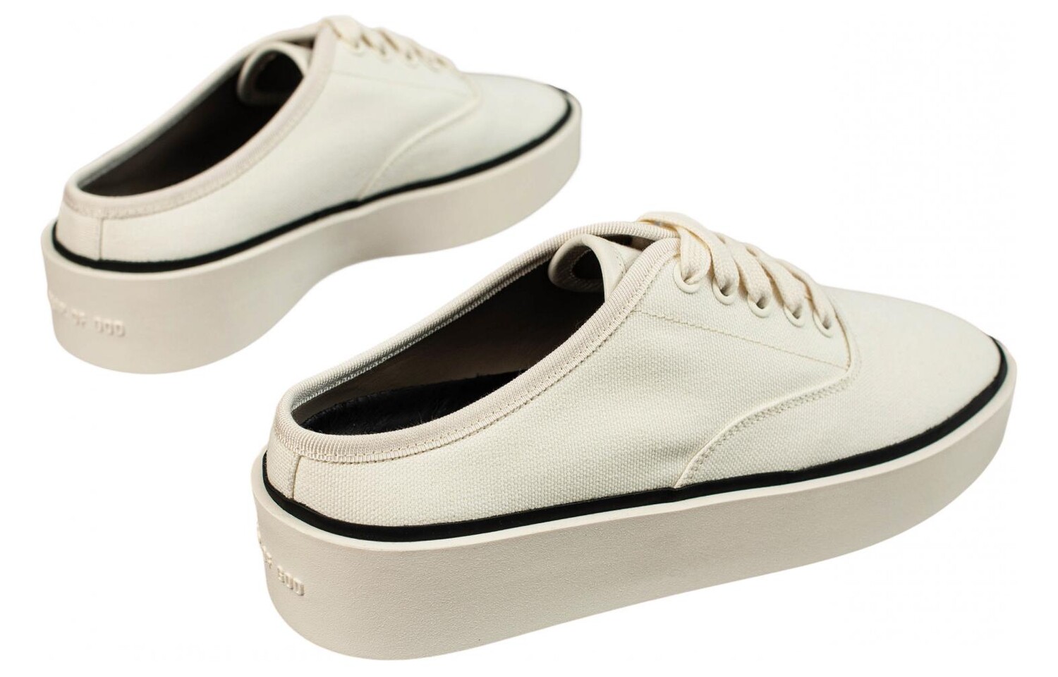 Кроссовки Fear of God Skateboarding Shoes Men Low-top Beige, бежевый — фото 3