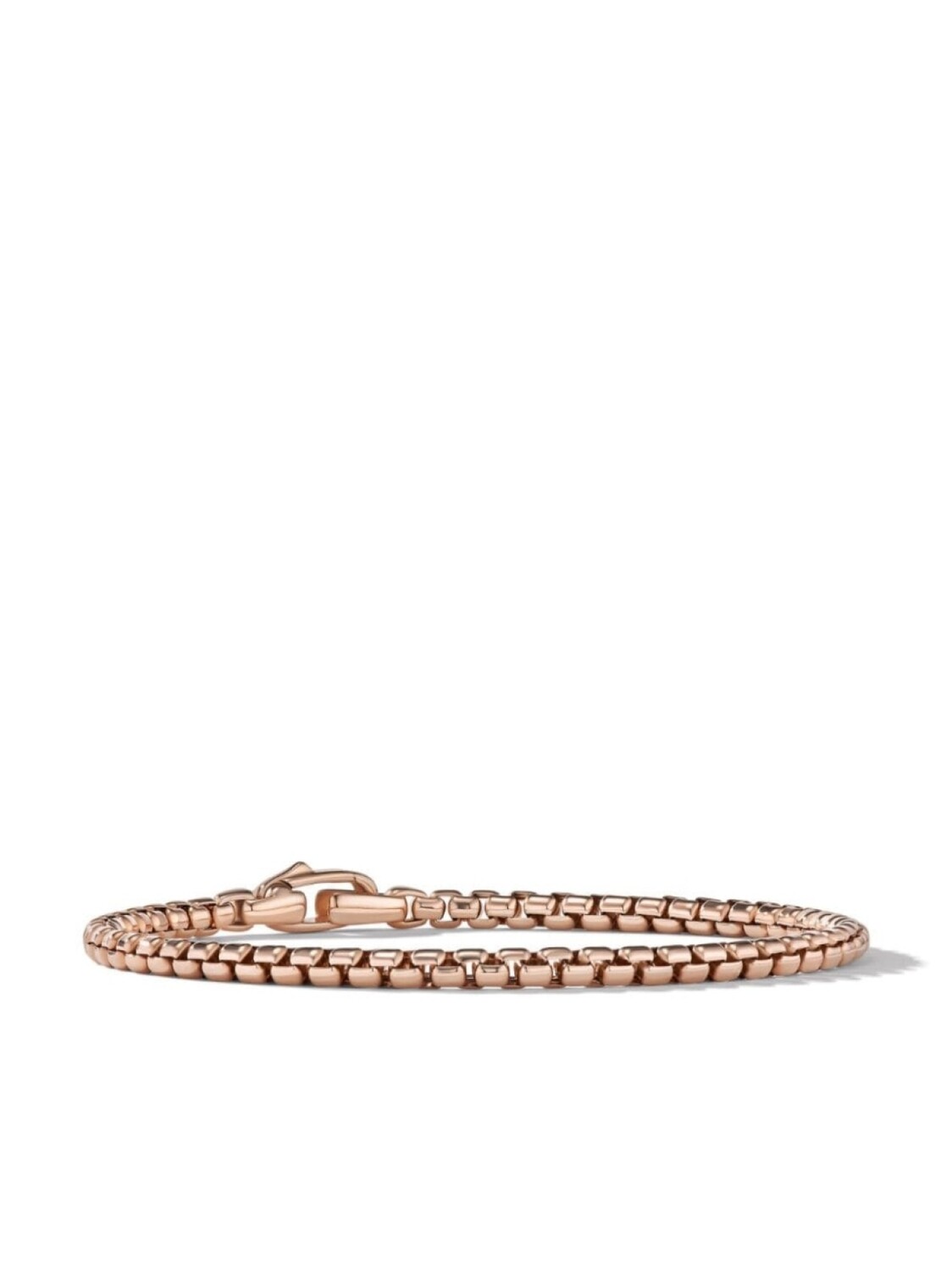 

Браслет Box Chain из розового золота David Yurman, розовый