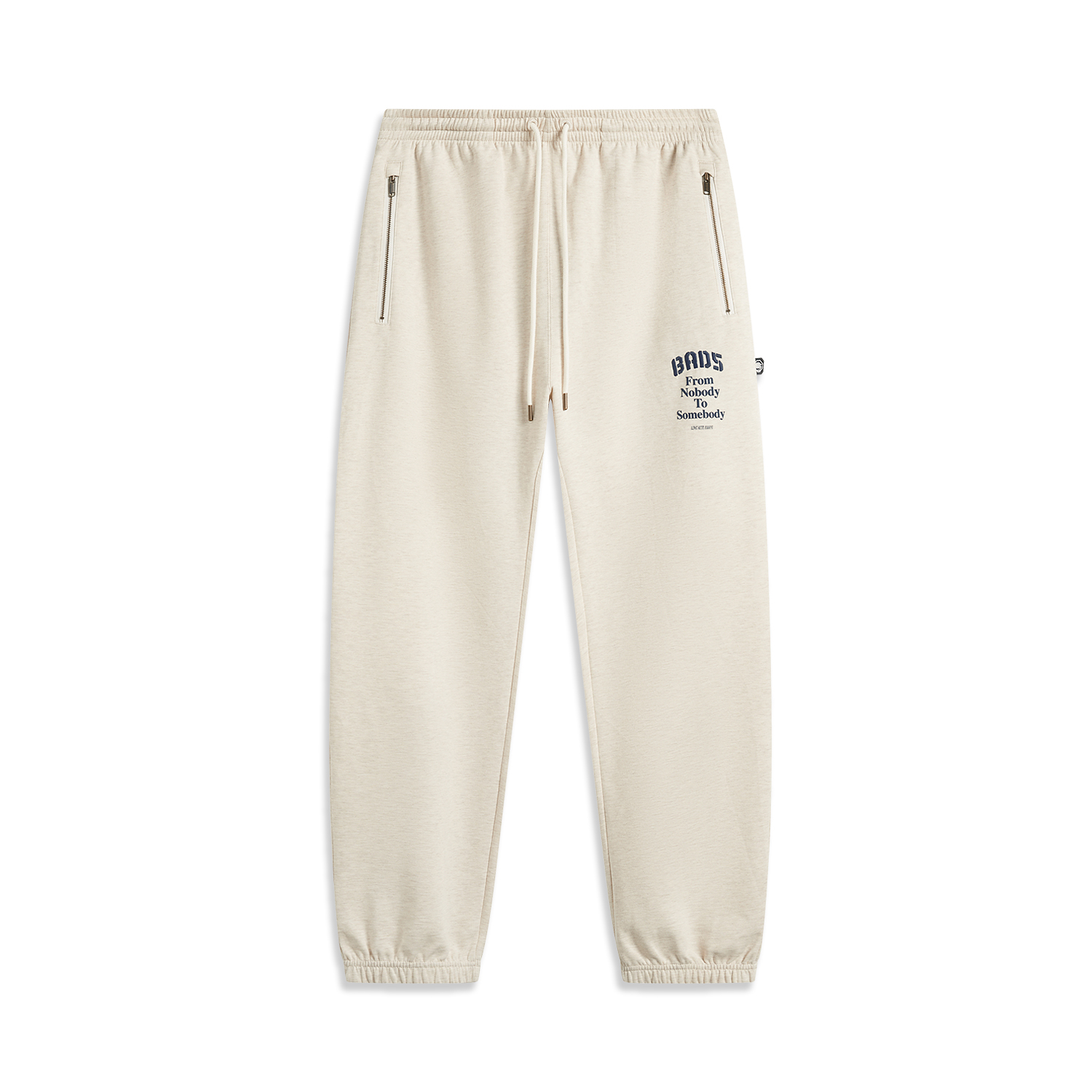 

LINING Брюки баскетбольные вязаные спортивные мужские heather gray light khaki