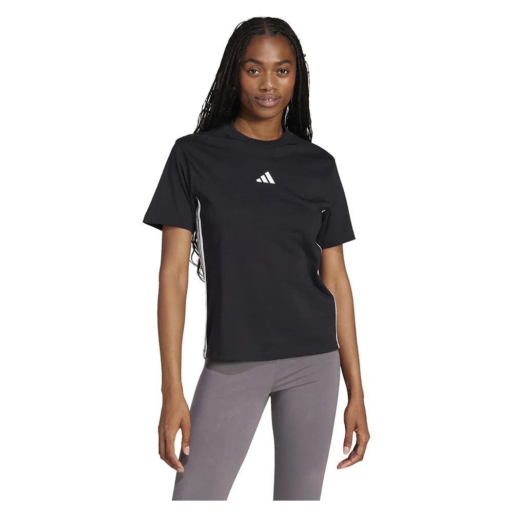 

Футболка adidas Essentials 3 Stripes Cotton, черный