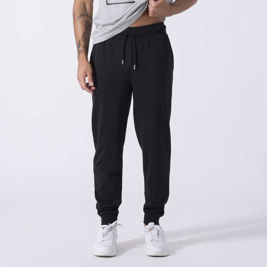 

EVERLAST БРЮКИ ICONIC С МАНЖЕТАМИ, ЧЕРНЫЙ ХЛОПОК, ПОЛИЭСТЕР