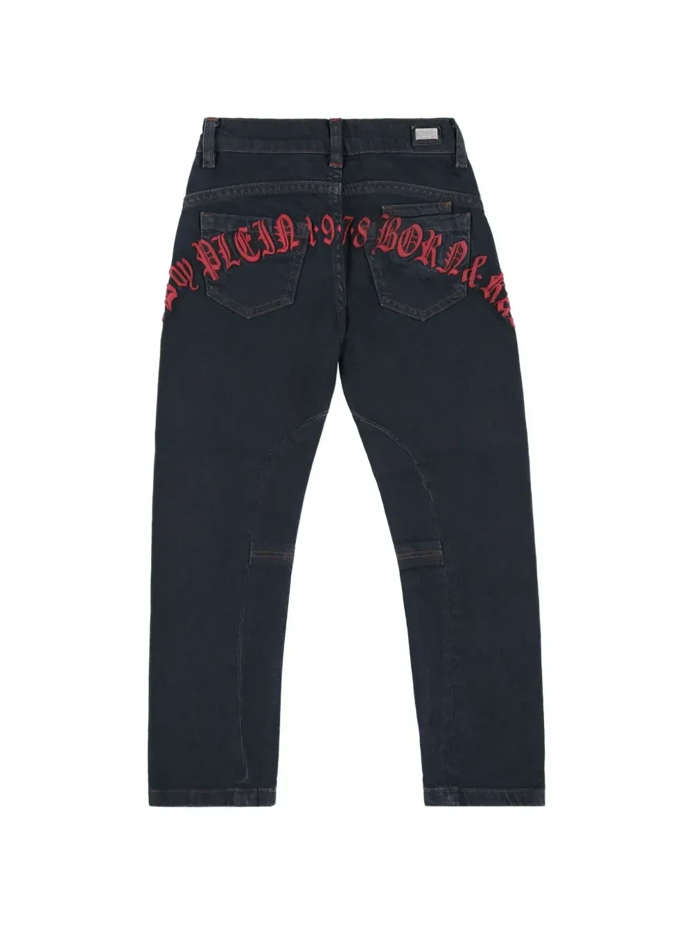 Брюки «готика», крой Milano Philipp Plein Junior, синий — фото 2