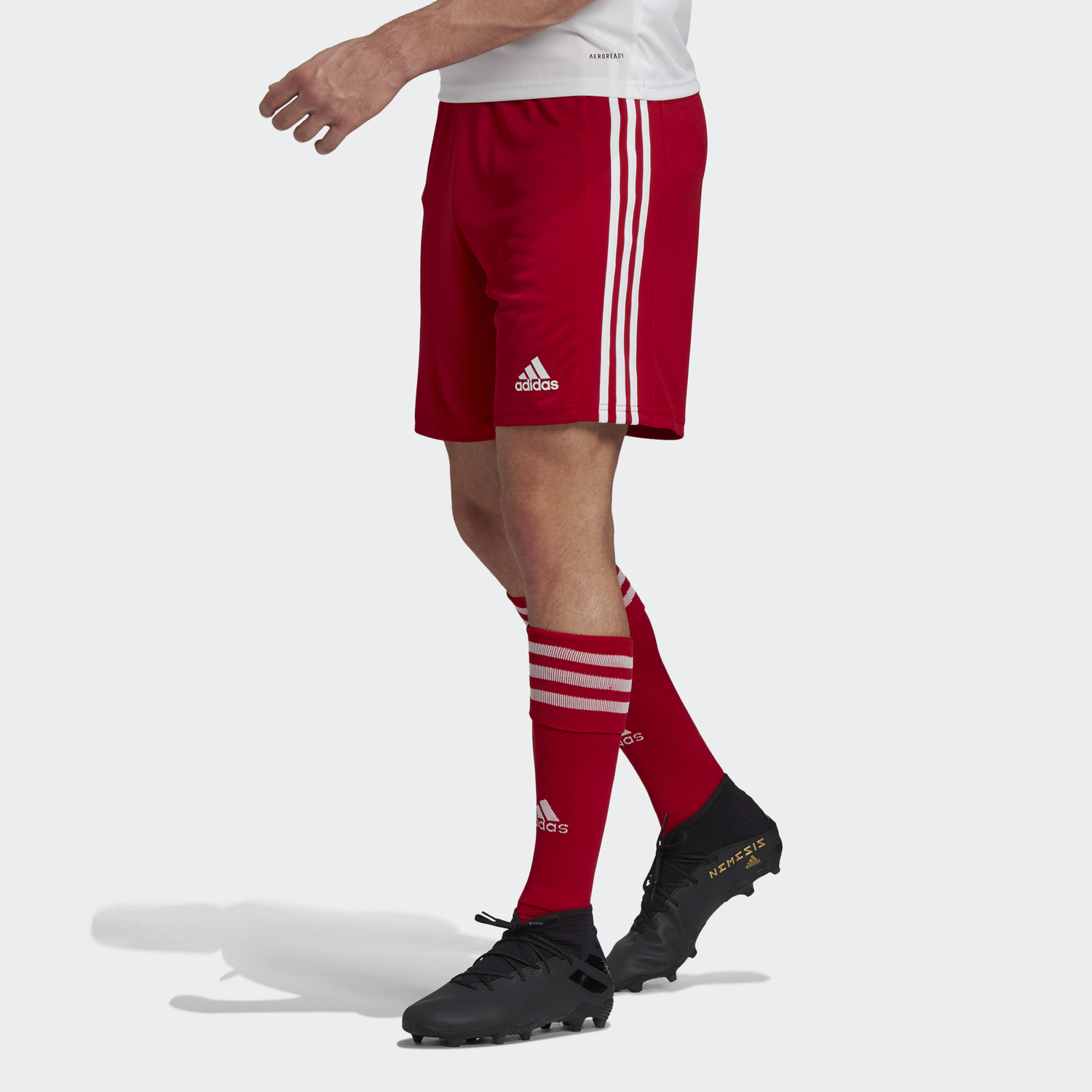 Adidas Повседневные шорты мужские красные — фото 2