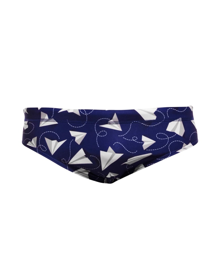 

Funky Trunks Однотонные плавки Paper Plain синего цвета