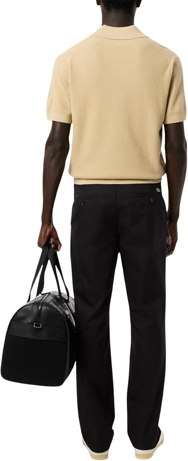 Lacoste мужские классические хлопковые чинос, Black — фото 3