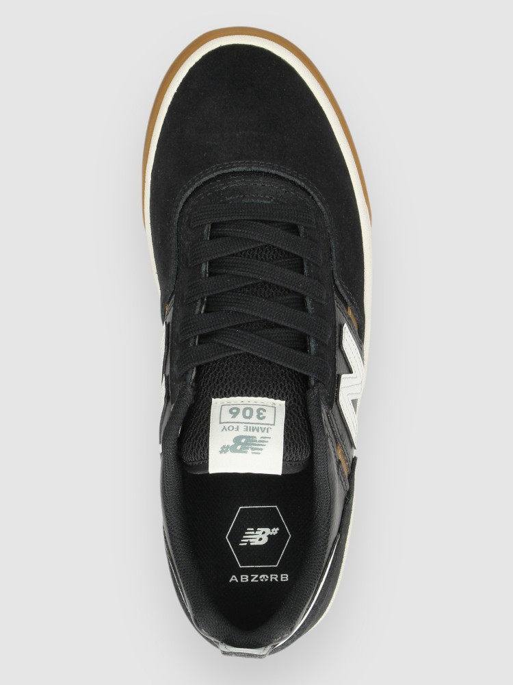 Кеды New Balance Numeric 306 Skateschuhe, black/white — фото 4