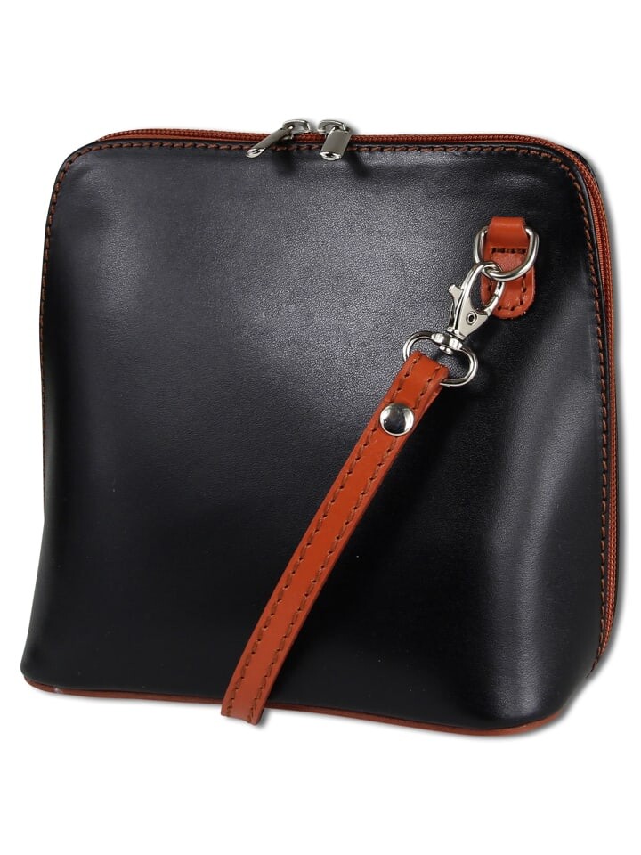 

Наплечная сумка Toscanto Umhängetasche, Schultertasche Leder schwarz, braun ca. 17cm, Коричневый, Наплечная сумка Toscanto Umhängetasche, Schultertasche Leder schwarz, braun ca. 17cm