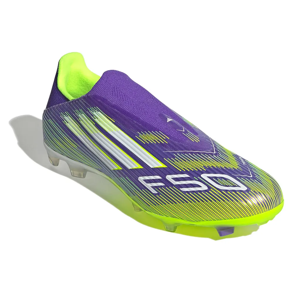 Футбольные бутсы adidas F50 League Laceless FG/MG, фиолетовый — фото 4