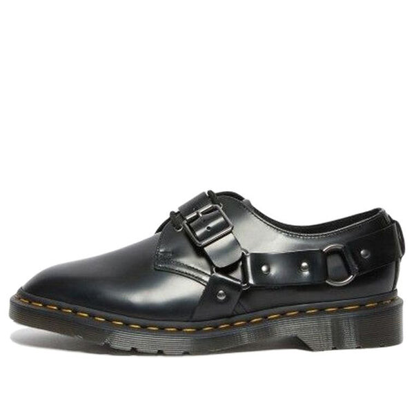 

Кроссовки henree polished smooth leather buckle 'black' Dr. Martens, черный