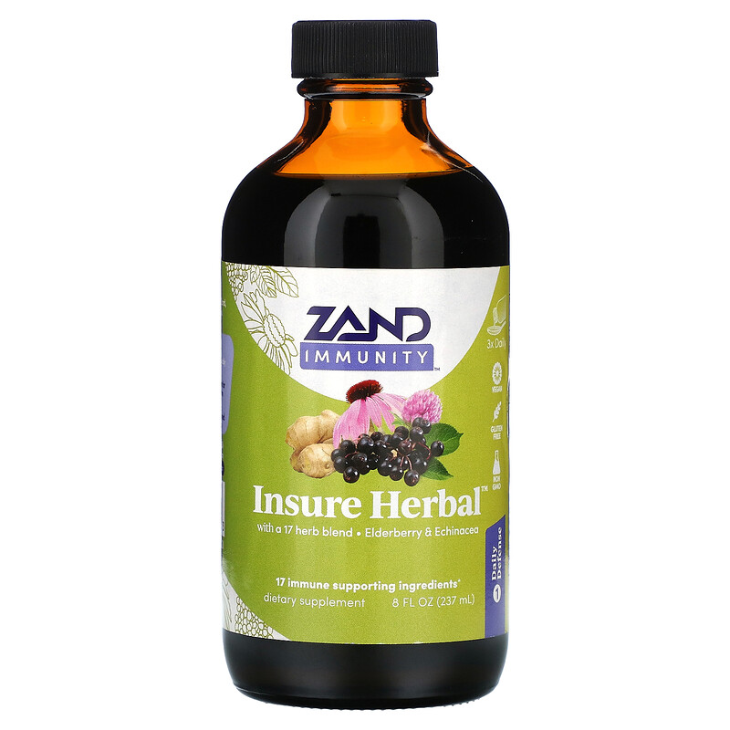 

Zand, Immunity, Insure, травяной, 237 мл (8 жидк. унций)