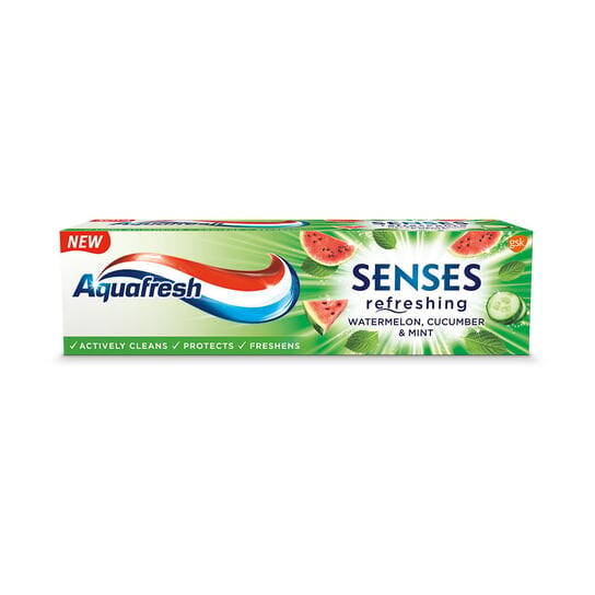 

Освежающая зубная паста - Арбуз, Огурец, Мята 75мл Aquafresh Senses Refreshing, GSK