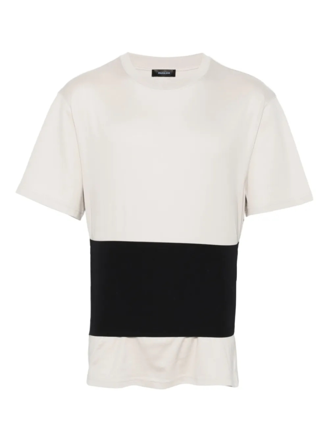 

Футболка Mugler со вставками, нейтральный