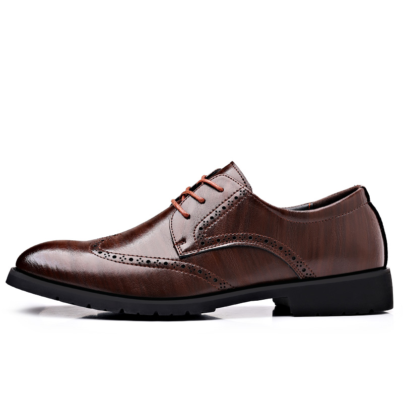 

XIMO BULL Мужские классические туфли черно-коричневые, цвет Brown