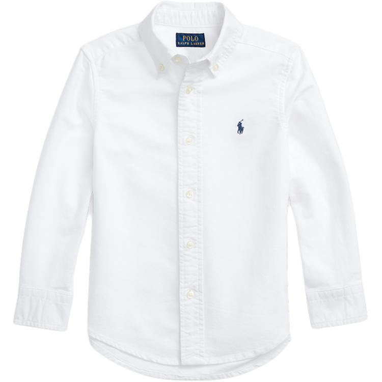 

Детская повседневная рубашка Polo Ralph Lauren, белый