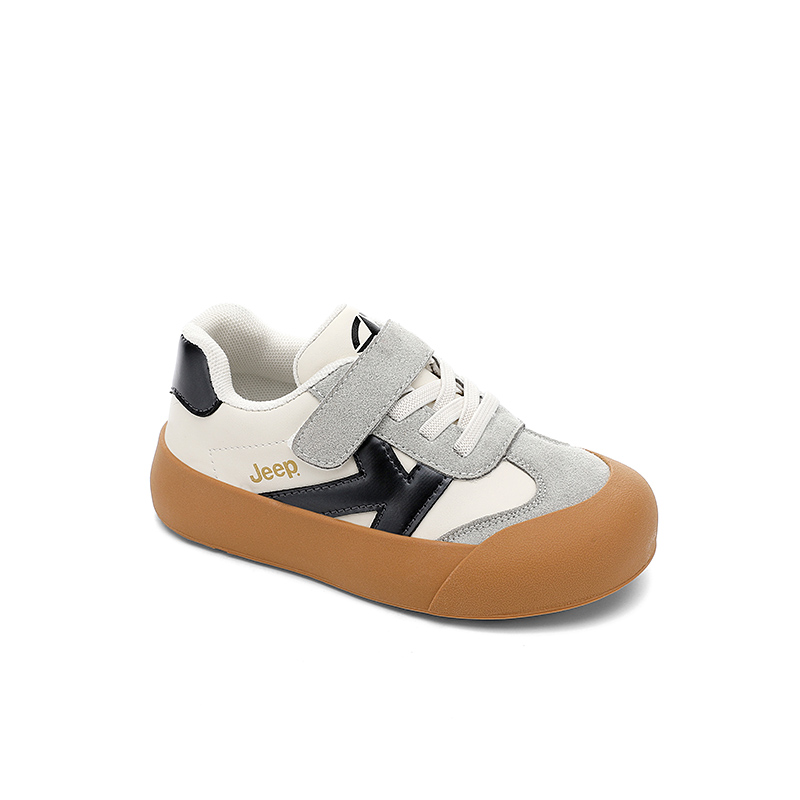 Quiet Balance Support Low top Skateboard Shoes Kids' Jeep, айвори белый/черный — фото 4