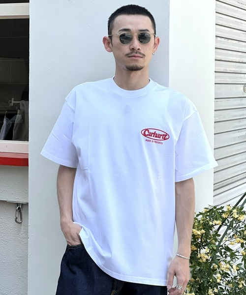 

Футболка с коротким рукавом, принт Carhartt WIP, белый