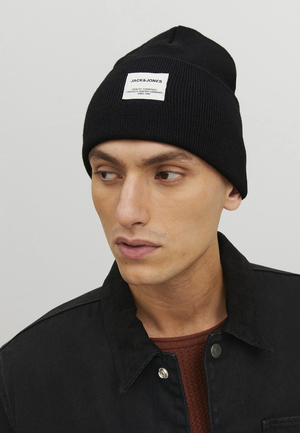 

Шапка JACLONG BEANIE Jack & Jones, цвет navy blazer