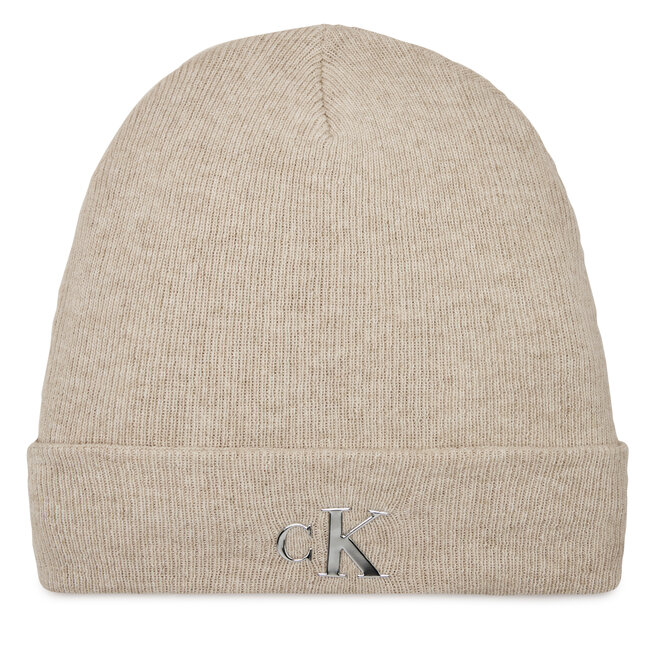 

Шапка Calvin Klein Jeans MinimalMonogram Beanie, серый