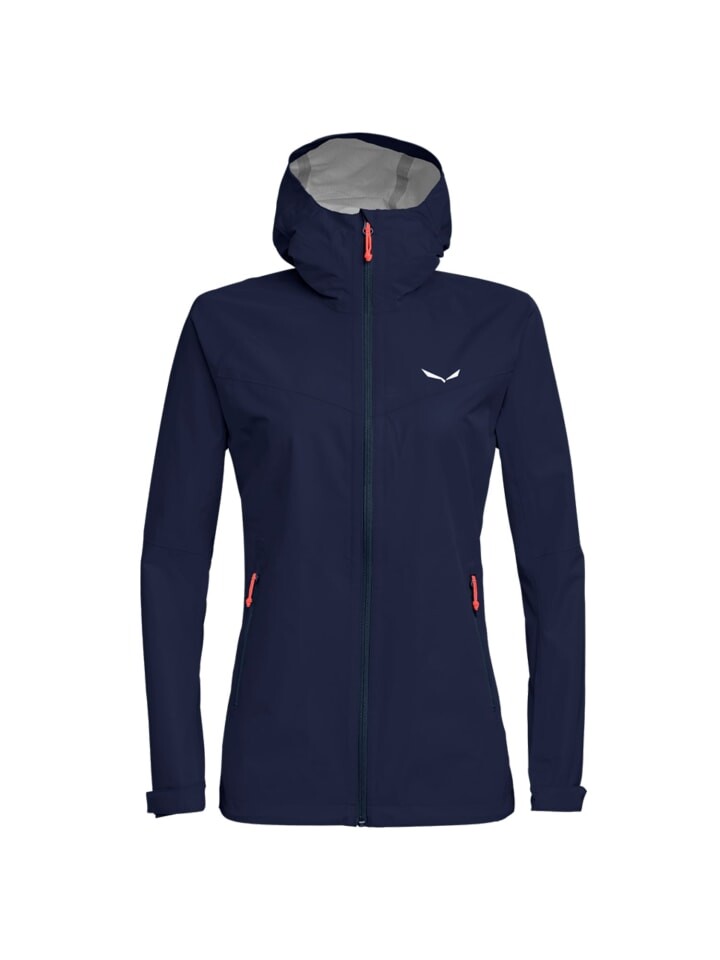 

Куртка софтшелл Salewa Regenjacke Aqua 3.0 ptx Hardshell, цвет Navy Blazer