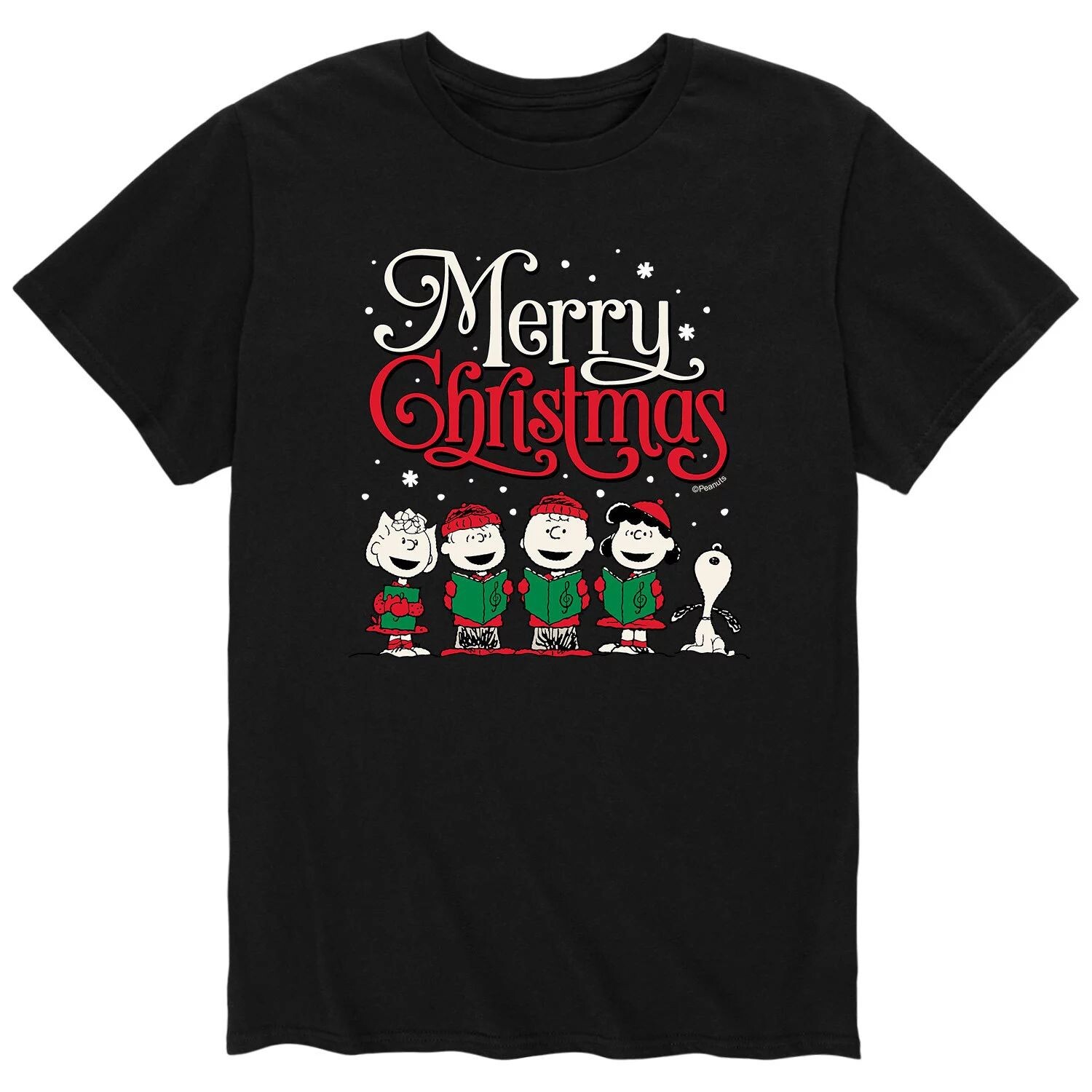 

Мужская футболка Merry Christmas с арахисом Licensed Character