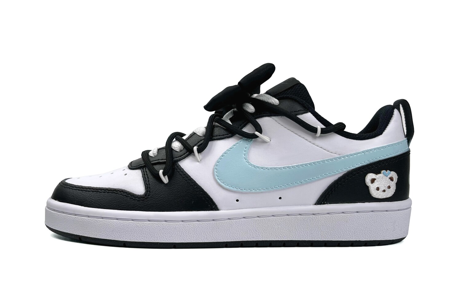 

Кроссовки Nike Court Borough Skateboard Shoes Women's Low-Top Blue, Синий, Кроссовки Nike Court Borough Skateboard Shoes Women's Low-Top Blue