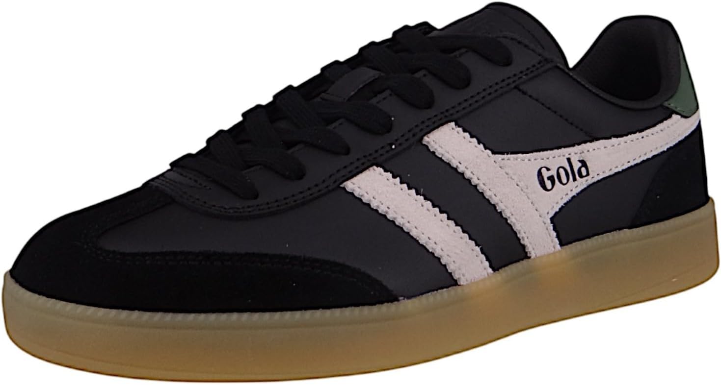 

Кроссовки Gola Mens Viper Leather, слоновая кость/черный/зеленый