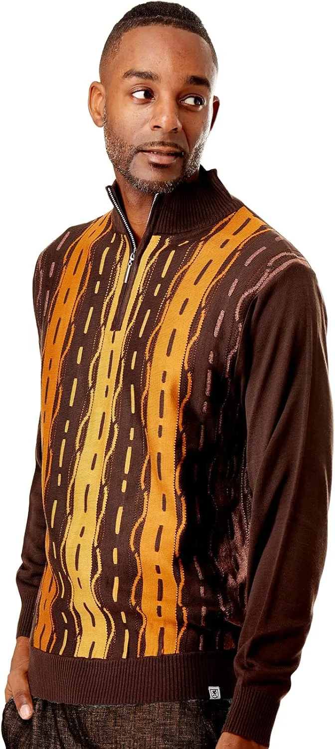 

STACY ADAMS мужской свитер с трикотажным жаккардом спереди