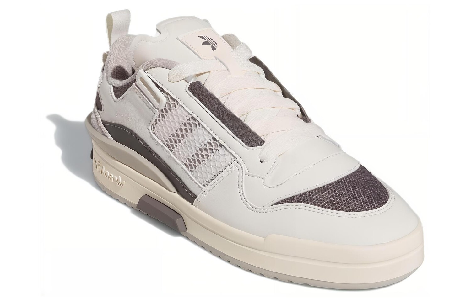 Adidas originals FORUM Обувь для скейтбординга унисекс, Gray/White — фото 2