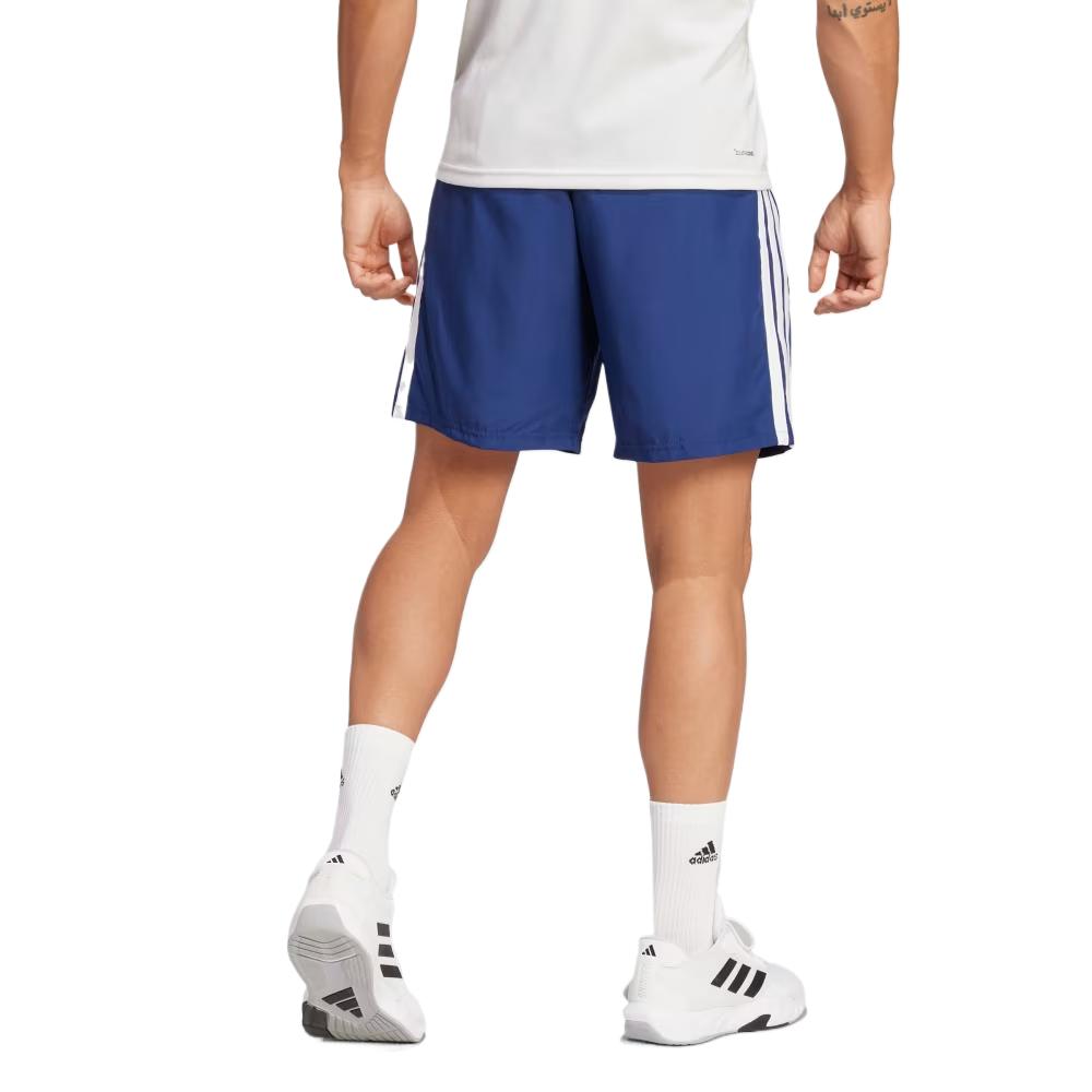 Шорты Free Shipping With AdiClub Essentials Training 3 Stripes Woven Shorts Adidas, темно-синий — фото 4