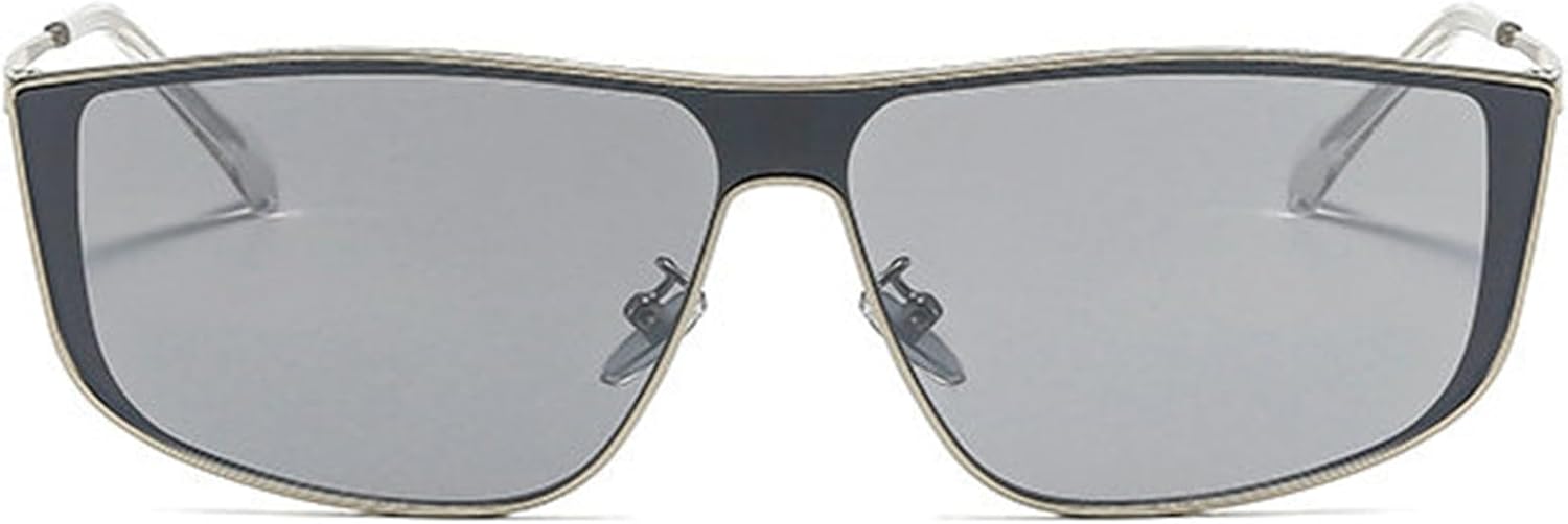 

Модные металлические квадратные солнцезащитные очки Helena для женщин и мужчин, высокого качества, роскошные, в стиле панк, модные солнцезащитные очки с защитой от УФ-излучения UV400, C4