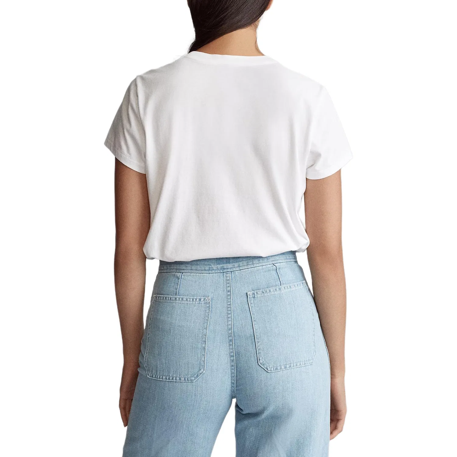 Футболка женская классическая SS25 Regular Polo Ralph Lauren, White — фото 4