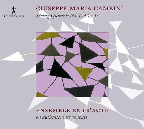 

CD диск Cambini / Ensemble Entr'Acte: String Quintets No. 1 4 & 23